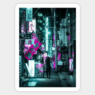 Tokyo Neon Retro Synthwave Sticker